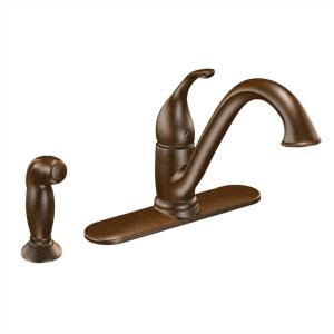 imageMOEN 7840ORB Camerist OneHandle Low Arc Kitchen Faucet Oil Rubbed BronzeOil Rubbed Bronze