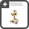 imageMoen UT3322NL Belfield MCORE 3Series 2Handle Shower Trim with Integrated Transfer Valve Valve Required Polished NickelOil Rubbed Bronze