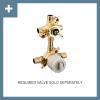 imageMoen UT3322NL Belfield MCORE 3Series 2Handle Shower Trim with Integrated Transfer Valve Valve Required Polished NickelPolished Nickel