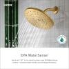 imageMoen Voss Oil Rubbed Bronze OneFunction 4116quot Diameter Showerhead 25 GPM 6325ORBBrushed Gold