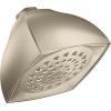 imageMoen Voss Oil Rubbed Bronze OneFunction 4116quot Diameter Showerhead 25 GPM 6325ORBBrushed Nickel
