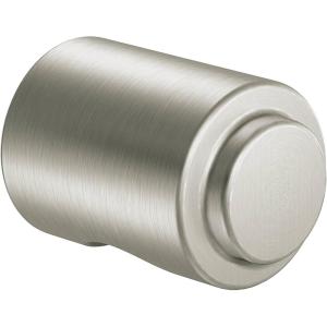 imageMoen Iso Brushed Nickel 086quot Diameter Brass Modern Drawer Knob DN0705BN