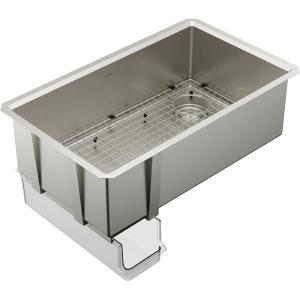 imageMoen Luxe Chef Stainless Steel Undermount Single Bowl Sink 33x19 GS161400R