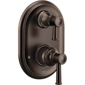 imageMoen UT3322NL Belfield MCORE 3Series 2Handle Shower Trim with Integrated Transfer Valve Valve Required Polished NickelOil Rubbed Bronze