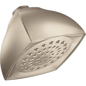 imageMoen Voss Oil Rubbed Bronze OneFunction 4116quot Diameter Showerhead 25 GPM 6325ORBBrushed Nickel