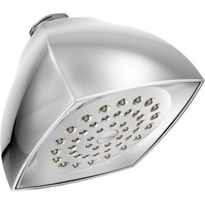 imageMoen Voss Oil Rubbed Bronze OneFunction 4116quot Diameter Showerhead 25 GPM 6325ORBChrome