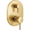 imageMoen Align Matte Black MCORE 3Series 2Handle Shower Faucet Trim Valve Required UT3290BLBrushed Gold
