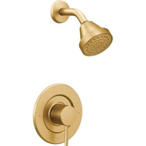 imageMoen Align Brushed Gold PPosiTemp Pressure Balancing Modern Shower Trim Kit Valve Required T2192BGBrushed Gold