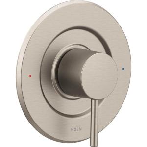 imageMoen Align Brushed Gold Pressure Balancing Single Shower Lever Handle PosiTemp Valve Required T2191BGBrushed Nickel