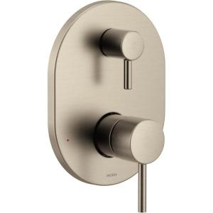 imageMoen Align Matte Black MCORE 3Series 2Handle Shower Faucet Trim Valve Required UT3290BLBrushed Nickel