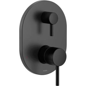 imageMoen Align Matte Black MCORE 3Series 2Handle Shower Faucet Trim Valve Required UT3290BLMatte Black