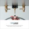 imageMoen Genta LX TwoHandle High Arc Widespread Bathroom Sink Faucet for 3Hole Setups Valve Included Brushed Nickel TV6708BN