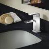 imageMoen S6705BN 90Degree OneHandle Low Arc Bathroom Faucet Brushed NickelBrushed Nickel