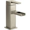 imageMoen S6705BN 90Degree OneHandle Low Arc Bathroom Faucet Brushed NickelBrushed Nickel