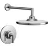 imageMoen TS22002 Arris PosiTemp Pressure Balancing Modern Shower Trim Kit with 10Inch Rainshower Valve Required ChromeChrome