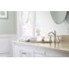 imageMoen T4524 Wynford TwoHandle Widespread HighArc Bathroom Faucet with Cross Handles Valve Required Chrome