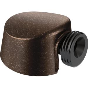 imageMoen Round Wrought Iron Drop Ell Handheld Shower Wall Connector A725WROil Rubbed Bronze