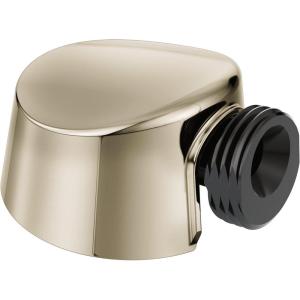 imageMoen Round Wrought Iron Drop Ell Handheld Shower Wall Connector A725WRPolished Nickel