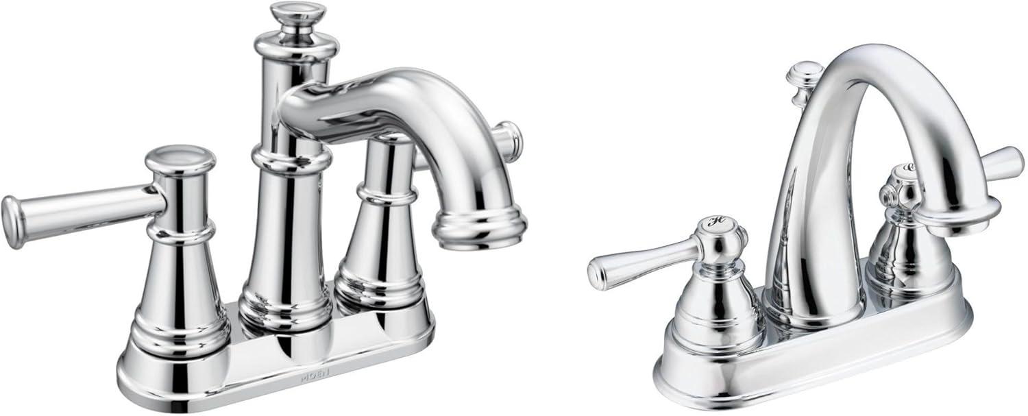 imageMoen 6121ORB Kingsley TwoHandle High Arc Bathroom Faucet Oil Rubbed BronzeChrome