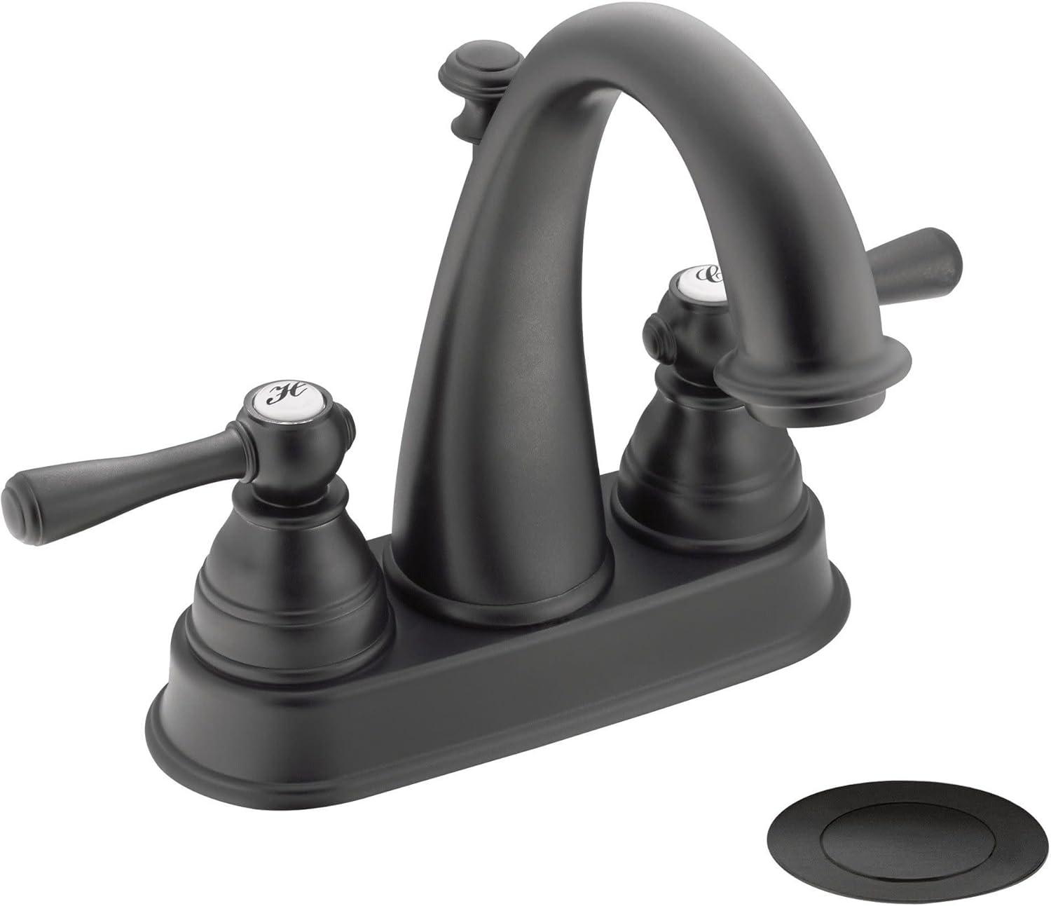 imageMoen 6121ORB Kingsley TwoHandle High Arc Bathroom Faucet Oil Rubbed BronzeWrought Iron
