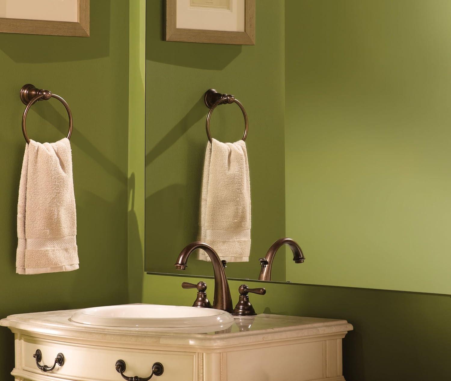 imageMoen Kingsley Oil Rubbed Bronze TwoHandle Widespread HighArc Bathroom Faucet Valve Required T6125ORB