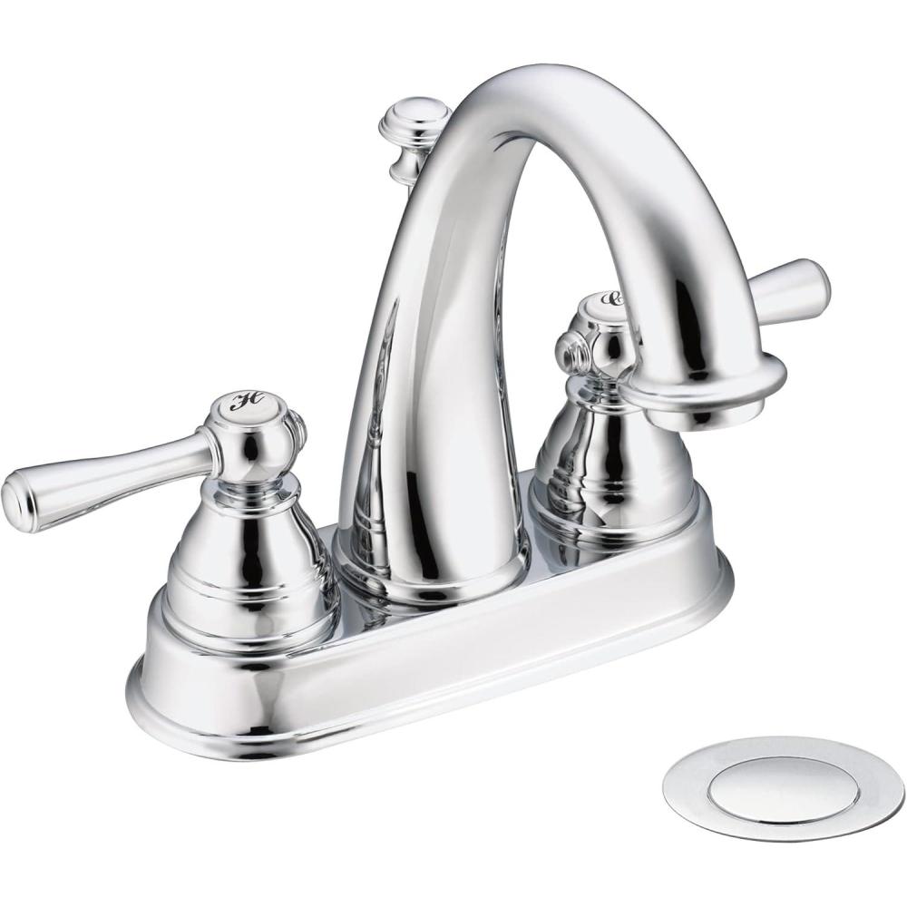 imageMoen 6121ORB Kingsley TwoHandle High Arc Bathroom Faucet Oil Rubbed BronzeChrome