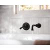 imageColinet Matte Black Single Handle Wall Mount Tub Filler High Flow Tub Faucet with 10quot Spout Reach WTS44501BL