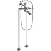 imageMoen S22110 Weymouth Two Handle Tub Filler with LeverHandles and Handshower Chrome
