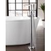 imageMoen S93005 Arris OneHandle Modern Freestanding Floor Mount Tub Filler with Handshower ChromeChrome