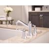 imageMoen T683BN Dartmoor twohandle high arc roman tub faucet Brushed NickelChrome