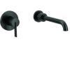 imageCia Matte Black Single Handle Wall Mount Tub Filler High Flow Tub Faucet with 10quot Spout Reach WT6221BL