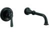 imageColinet Matte Black Single Handle Wall Mount Tub Filler High Flow Tub Faucet with 10quot Spout Reach WTS44501BL