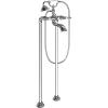 imageMoen S22110 Weymouth Two Handle Tub Filler with LeverHandles and Handshower Chrome