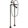 imageMoen S22110ORB Weymouth Two Handle Tub Filler with LeverHandles and Handshower Oil Rubbed Bronze
