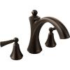 imageMoen T653ORB Wynford TwoHandle Non Diverter Roman Tub Faucet Oil Rubbed BronzeOil Rubbed Bronze