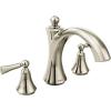 imageMoen T653ORB Wynford TwoHandle Non Diverter Roman Tub Faucet Oil Rubbed BronzePolished Nickel