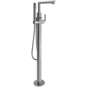 imageMoen S93005 Arris OneHandle Modern Freestanding Floor Mount Tub Filler with Handshower ChromeChrome