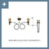 imageMoen TS43002BN Arris TwoHandle Modern 8 in Widespread Bathroom Faucet Trim Kit Valve Required Brushed NickelBrushed Nickel