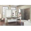 imageMoen TS43002BN Arris TwoHandle Modern 8 in Widespread Bathroom Faucet Trim Kit Valve Required Brushed NickelChrome