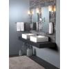 imageMoen TS43002BN Arris TwoHandle Modern 8 in Widespread Bathroom Faucet Trim Kit Valve Required Brushed NickelChrome