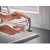 imageMoen Reyes Chrome OneHandle High Arc Pulldown Kitchen Faucet with Soap Dispenser and Power Boost 87932Chrome
