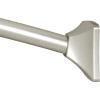 imageMoen Brushed Nickel 72inch Permanent Mount Adjustable Curved Shower Rod Wall Mounted Shower Curtain Rod for Bathtub Shower CSR2164BNBrushed Nickel