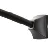 imageMoen Brushed Nickel 72inch Permanent Mount Adjustable Curved Shower Rod Wall Mounted Shower Curtain Rod for Bathtub Shower CSR2164BNMatte Black
