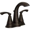 imageMoen WS84876BRB TwoHandle High Arc Bathroom Faucet Mediterranean Bronze
