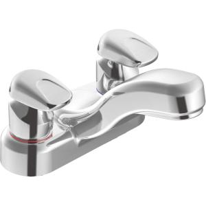 imageMoen 8886 Commercial MPRESS TwoHandle 4Inch Centerset Metering Bathroom Faucet Chrome