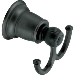imageMoen YB5403WR Kingsley Double Robe Hook Wrought Iron