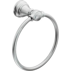 imageMoen YB8486CH Weymouth Bathroom Hand Towel Ring Chrome