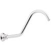 imageMoen S113NL Waterhill Replacement Curved Shower Arm Extension Polished NickelChrome