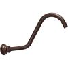 imageMoen S113NL Waterhill Replacement Curved Shower Arm Extension Polished NickelOil Rubbed Bronze