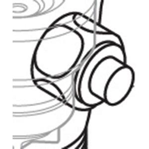 imageMoen 104524 Commercial Manual Override Button